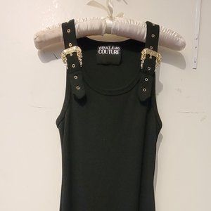 Versace Baroque Buckle Midi dress